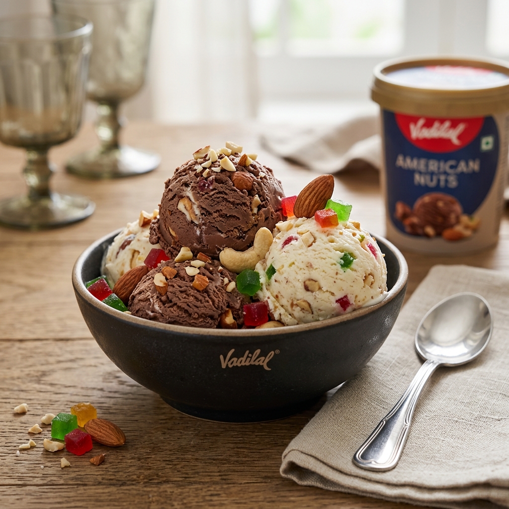 Vadilal American Nuts - Ice Cream